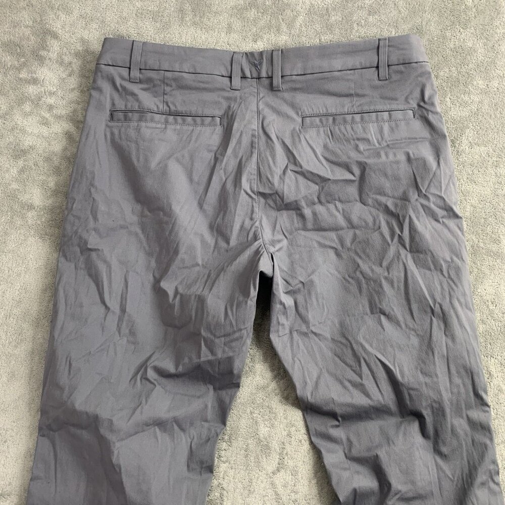 Birddogs Pants Men's 38x32 Performance Golf Chino Gray Stretch Athleisure Lined - Picture 13 of 13